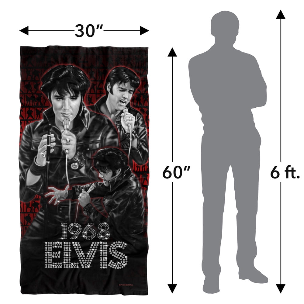 Elvis Presely Comback Performance Officially Licensed Beach Towel 30' X 60'