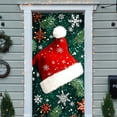 thumbnail image 4 of Christmas Door Curtain, Decorative Door Cover, Holiday Scene Layout Backdrop for Home and Party Display, 4 of 6