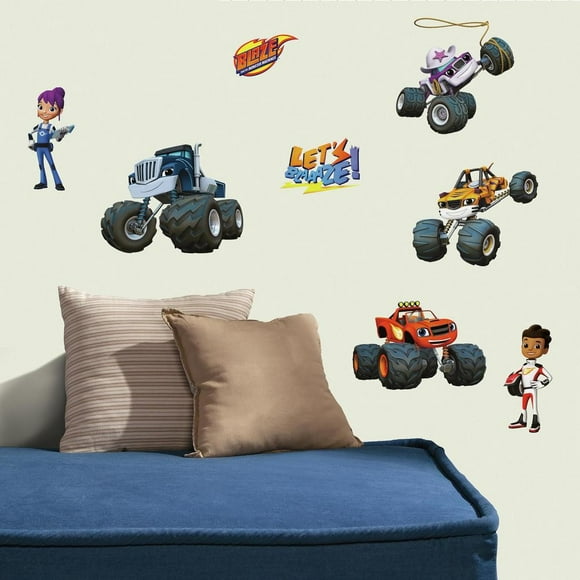 Blaze & the Monster Machines Peler et Coller des Autocollants Muraux