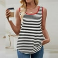 thumbnail image 5 of WCJM Not All Who Wander Are Lost Women Travel T Shirt Compass Graphic Baseb Women's Short Sleeve T-Shirt Women's Striped Spender Vest Casual Vest Round Neck Fashionable SleevelessClothing 2026, 5 of 7