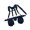 Blue, variant on Lynono Contractor Tool Storage Bag Ergonomic Two Shoulder Support For Builders
