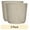 Cream, variant on (2 pack) Better Homes & Gardens Hudson Brown Resin Planter, 15.7in x 15.7in x 13.8in