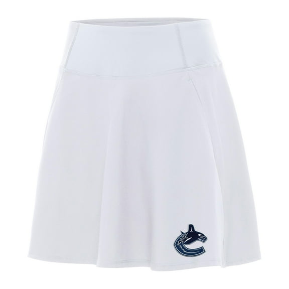 Women's Antigua White Vancouver Canucks Chip Skort