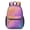 Black-1, variant on 17 Inch Lightweight Backpack,PVC Waterproof Oxford Fabric, Ergonomically Designed, with Large Capacity, Vibrant Rainbow Print