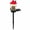 Red, variant on Solar Garden Fairy House Stake Lights Outdoor Decorative Resin Cottage with Solar Panel for Patio Pathway and Fall Halloween Yard Decor Supplies
