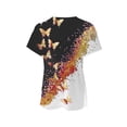 thumbnail image 2 of Gvmfive Women Short Sleeve T-shirt Print Round Neck Blouse Casual Tops, 2 of 5