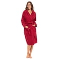 thumbnail image 3 of Women 100% Luxury Terry Shawl Cotton Hooded Toweling Bathrobe Spa, 3 of 6