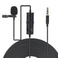 thumbnail image 3 of Solapa Lavalier Clip en micrófono de cámara SLR para grabación de entrevistas producción de Audio y vídeo conferencia de voz, 3 of 8