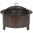 thumbnail image 2 of CobraCo Woven Base Cast Iron Fire Pit FBCIWOVEN-BZ, 2 of 4