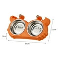 thumbnail image 2 of Stainless Steel Double Pet Bowl Removable, Easy to Clean, Non-Deformation Design, Minimizes Spills - Perfect for Dogs and Cats, 2 of 8