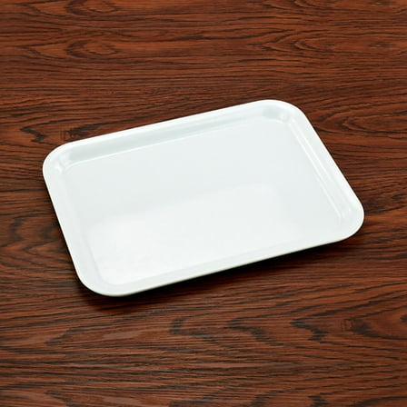 LEORX Serving Platter White Plastic 1Set