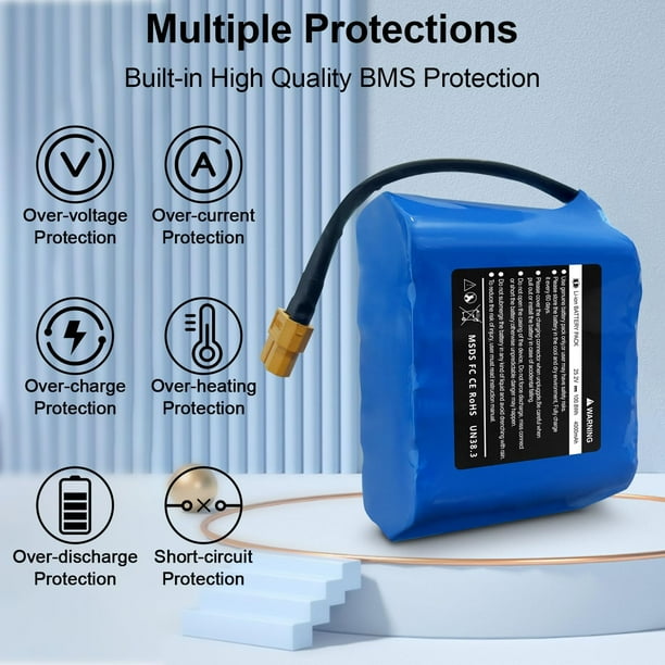 Batterie Li-ion 36v 4.4AH pour Overboard (KR-10S2P ), Electrique