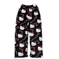 thumbnail image 3 of Hello Kitty Spider-man Cotton Loose Women's Pajama Pants Pajamas Long Pants Women's Men Cartoon Sleeping Pants Casual Wear Girls, 3 of 5