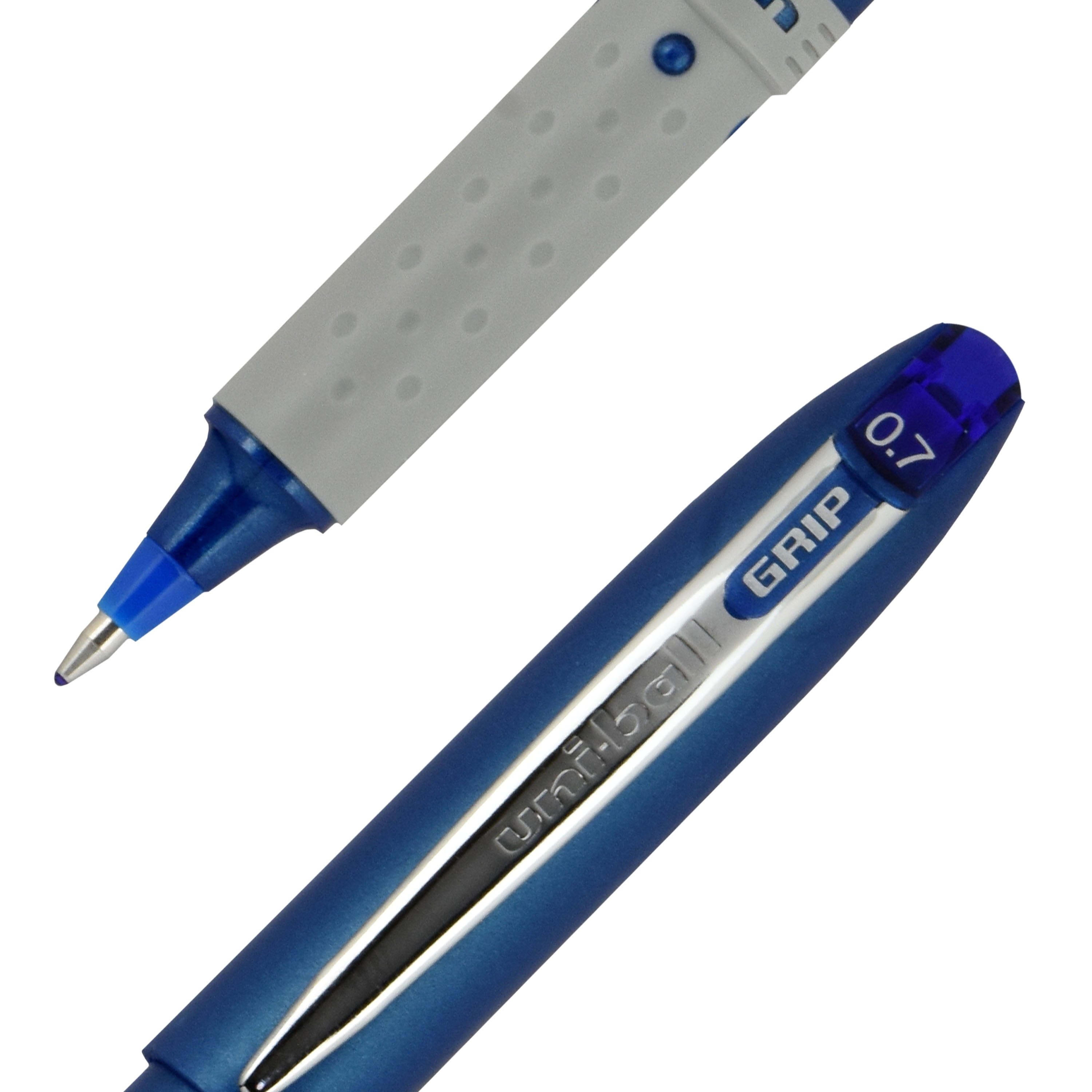 Uniball Onyx Roller Stick Pen – 0,7 Mm, Blaue Tinte, 12 Stück