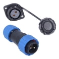 thumbnail image 1 of Conector de alimentación a prueba de agua, enchufe a prueba de agua IP68, enchufe industrial, enchufe de aviación, rendimiento finamente ajustado, 1 of 8