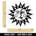 thumbnail image 2 of Sun and Moon Heraldic Faces Self-Inking Rubber Stamp Ink Stamper - Purple Ink - Mini 1/2 Inch, 2 of 7