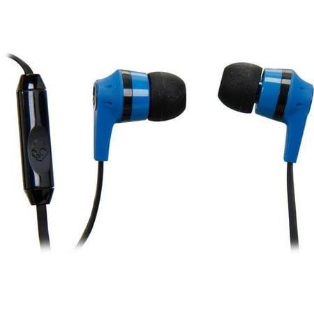 Skullcandy Blue/ Black S2IKDY-101 3.5mm Connector Ink'd 2.0 Earbud Headphones with Mic for Samsung Galaxy S7,s8, S9 S10 , S10e   Note 8, Note (Best Skullcandy Earbuds With Mic)