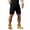 Black-190723aa, variant on Trgacdwlo Mens Shorts Cargo Multi Pockets Elastic Waist Mens Athletic Shorts Hiking Running Summer Quick Dry Mens Casual Shorts Gray XXL