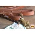thumbnail image 6 of 5/8" X8' Hilason Hermann Oak Leather Horse Roping Reins Waterloop Tie W/ Snap, 6 of 6