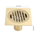 thumbnail image 4 of Deslenador de Escurridor, escrendor de receptor de Esbombros, Desagüe de Uso Único de Forma Cuadrada, Para El Piso de Baño de Ducha en El Hogar, 4 of 7
