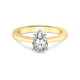 thumbnail image 3 of IGI Certified 2 Carat Pear Shape Lab Grown Diamond Engagement Ring | 14K Yellow Gold | Demi Four Prong Lab Diamond Ring | FG-VS1-VS2 Quality Friendly Diamonds, 3 of 5
