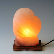 JIC Gem Large 8" Length 8-10 LB Heart Himalayan Salt Lamp (SHEART1), With 6Ft Dimmer Cord