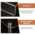 thumbnail image 4 of 1Set Modern Style Screen Stand for Monitor and Laptop Display in Transparent, 4 of 8