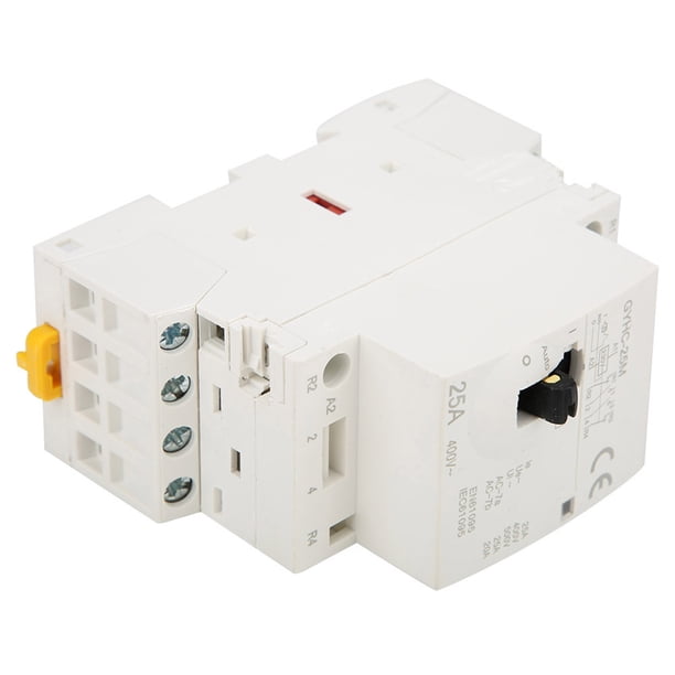 Contactor de CA, 4P 25A 220V 50Hz Contactor de CA doméstico Contactor AAC Diseño exquisito