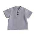 thumbnail image 4 of arctrm 1/9 Doll Clothes Costume Short Sleeve Shirt for Muscular Body Action Figure Male Gray, 4 of 9