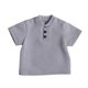 thumbnail image 4 of Camiseta de tela con figura de acción de 6 pulgadas de cuerpo fuerte para hombre y mujer. Gris, 4 of 6