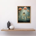 thumbnail image 2 of The Jellyfish Ballet Whimsical Surreal Underwater Dance Artwork Art Print Framed Poster Wall Decor 12x16 inch, 2 of 5