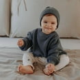 thumbnail image 4 of NOKIO Baby Girl Boy Toddler Knit Sweater Cute Round Neck Long Sleeve Blouse Pullover Oversized Sweatshirt Warm Kids Tops Toddler Long Sleeve Crew Neck Solid Knit Sweater Winter Clothes, 4 of 6