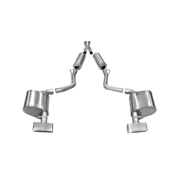 Corsa 11-13 Dodge Challenger R/T 5.7L V8 Polished Xtreme Cat-Back Exhaust