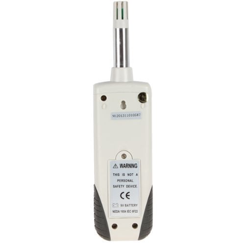 Mengshen Digital Psychrometer - Handheld Backlight Temperature Humidity Meter Gauge with Dew Point and Wet Bulb Temperature - Battery Included, M350