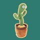 thumbnail image 5 of Batido eléctrico con la canción Bailando Cactus Niños Educación temprana Juguetes de peluche Hugtrwg Para estrenar, 5 of 8