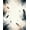 Black Gray Cream, Pattern 1, variant on Design&I 8'x10' Washable Area Rug Sleek Flatweave Pet Friendly Long Hallway Abstract Motif Minimalist Interlocking Border Entryway for King Size Bedroom, Under Bed