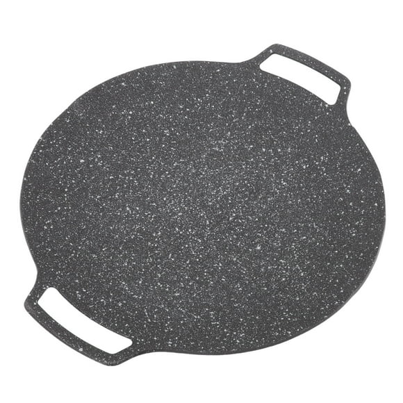 YOUTHINK Poêle à Frire Ronde Teppanyaki, Plaque de BBQ Coréenne Antiadhésive pour Cuisinière Extérieure Maison