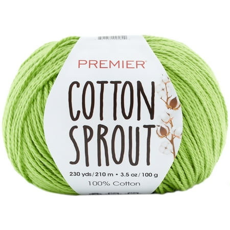 UPC: 0847652095820 | Premier Yarns Cotton Sprout Yarn-Lime