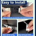 thumbnail image 3 of Pecham 2PCS Car Backseat Organizer with Table Tray, PU Leather Seat Back Protectors Kick Mats Travel Accessories, Backseat Storage Protector Kids Travel Accessories, 3 of 7