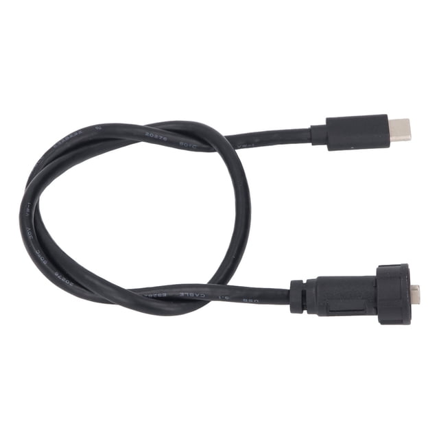 Cable USB C Macho A Macho, 0,5 M 30 V 1,5 A Alta Conductividad IP67 IP68 Cable A Prueba De Agua Tipo C Conductor De Latón Chapado En Oro Para Accesorios De Iluminación