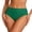 Z01 Dark Green, variant on Women Bikini Bottoms Full Coverage High Cut Bathing Suit Comfortable Ruched Scrunch Swim Bottom Dark Hot Pink S