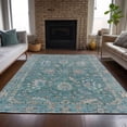 thumbnail image 5 of Dalyn Rugs Machine Washable Indoor/Outdoor Chantille ACN2104 Teal 2'6" x 3'10" Rug, 5 of 9