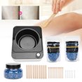 thumbnail image 3 of Kit de Depilación Octpeak Calentador de Cera Conjunto de Máquina de Frijoles de Cera Accesorios para Varillas para Todo el Cuerpo y Rostro y Cejas y Piernas, 3 of 7