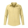 thumbnail image 2 of Yievot Womens Button Down Shirts Long Sleeve V Neck Tops Casual Loose Collared Blouses, 2 of 5