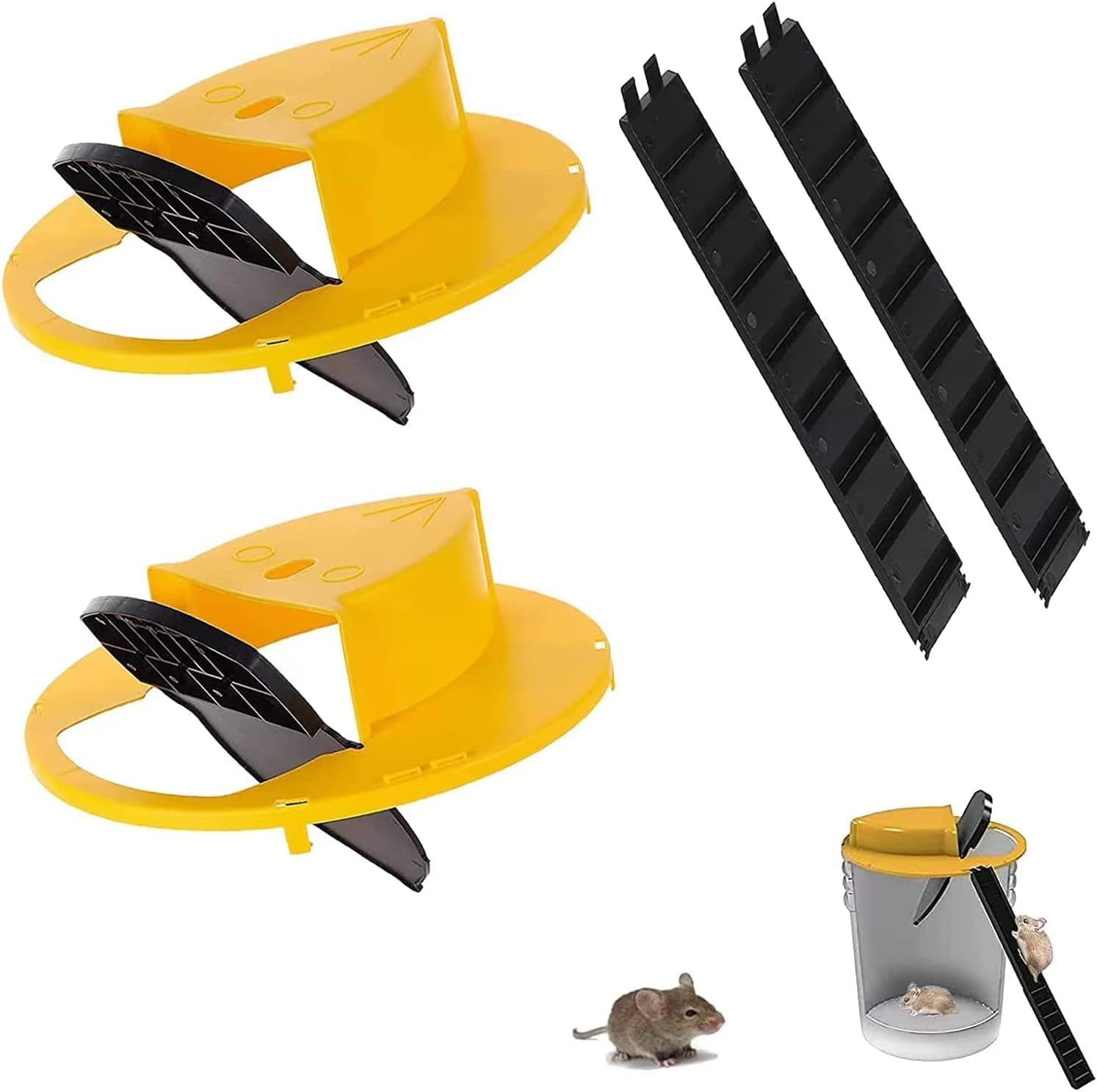Mouse Trap Bucket Mouse Traps,Automatic Reset Flip and Slide Bucket