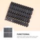 thumbnail image 5 of IDEANATEGRATE Protectores Para Suela De Plano En Negro Con Adhesivo Resistente Antideslizante Y Amortiguación, 5 of 5