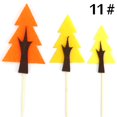 thumbnail image 2 of Coxeer Cake Topper Set Felt Plant Cute Cake Pick Cupcake Decoration Stick for Birthday, 2 of 10