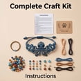 thumbnail image 2 of DIY Beaded Bracelet Making Kit, 3D Animal Bead Craft Kit for Beginners, Creative Jewelry Supplies with Charms and Beads, Adults & Craft Lovers, Full-Color Instruction Sheet(Octopus), 2 of 6