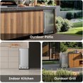 thumbnail image 7 of Rocita 15 Inch Stainless Steel Under Counter Beer Outdoor Beverage Refrigerator for 120 Cans w/ 34-65℉with Lock, 7 of 7