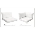 thumbnail image 1 of Ensemble de Coussins pour MONTEREY-11a en Blanc Voile, 1 of 2